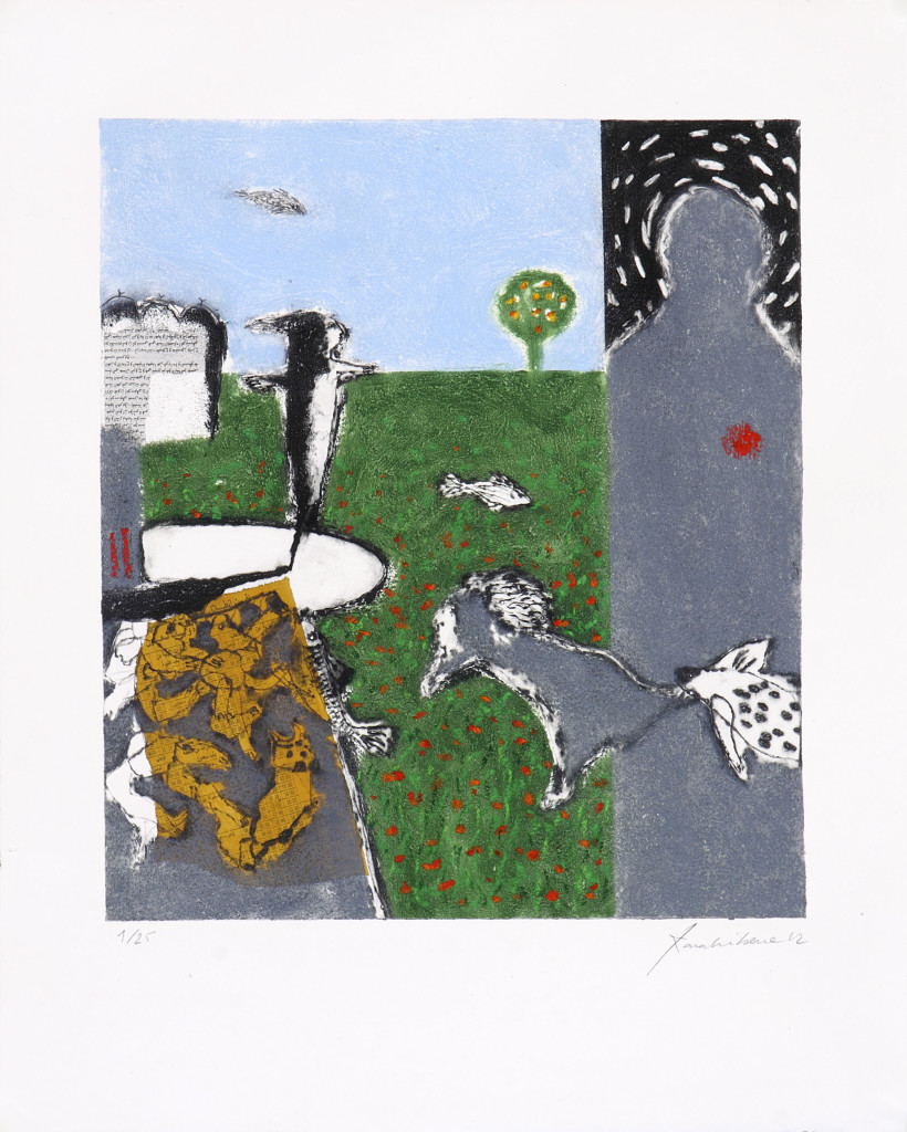 Scarecrow 50x65 Etching carborundum - Ateliers Pasnic Paris 2012 (8)